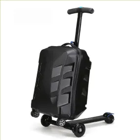 100% Pc Fashion 20 Inch Students Scooter Trolley Suitcase/Boy Cool 3D Cover Extrusion Business Trip