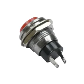 1.5A 250V Red Momentary Push Button Switch