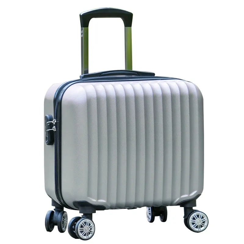 17 Inches Universal Wheels Small Luggage Mini Luggage Commercial Trolley Luggage Small Fresh