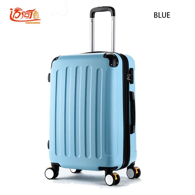 20 22 24 26 28 Inch Abs Suitcase Rolling Reiskoffer Waterproof Cheap Luggage Wheels Crash Proof