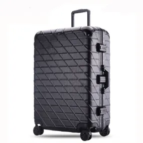 20 24 26 29 Inches Trolley Suitcase Aluminum Rolling Luggage With Tsa Lock Large Capacity Mala De