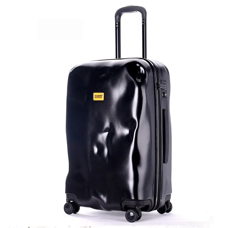 2016 New Fashion Crash Mode Solid Zipper Design Trolley Suitcase/Tsa Lock Luggage Suitcases/Women