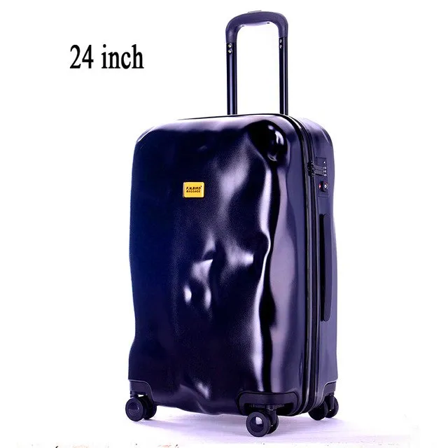 2016 New Fashion Crash Mode Solid Zipper Design Trolley Suitcase/Tsa Lock Luggage Suitcases/Women