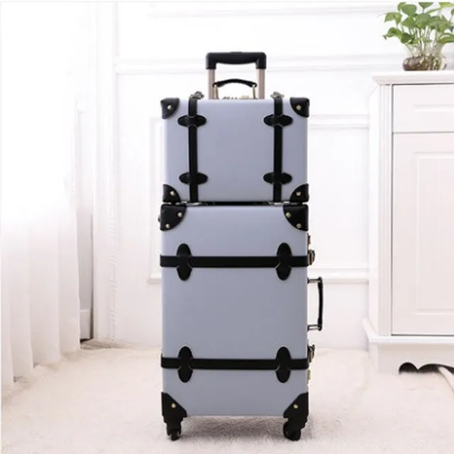 2018 New Luggage Rolling Spinner Travel Trolley Luggage Wheels Genuine Leather Tsa Lock Travel