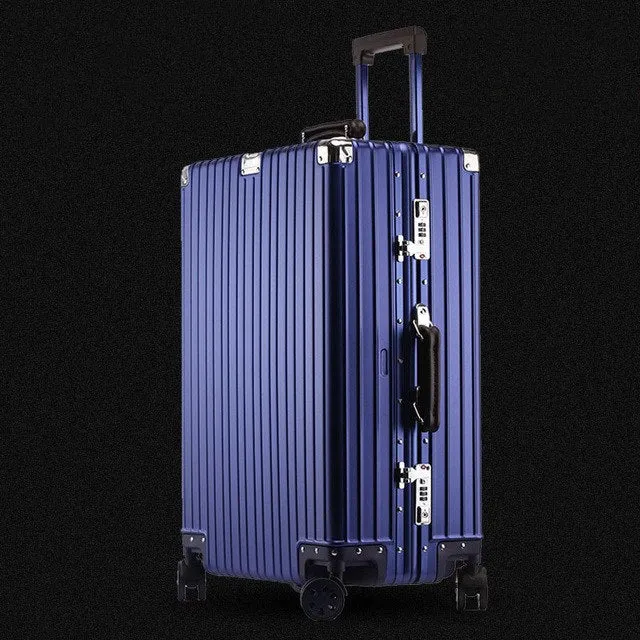 20'24'26'29' Aluminum Alloy Koffer Business Cabin Travel Malas De Viagem Com Rodinhas Trolley Tsa