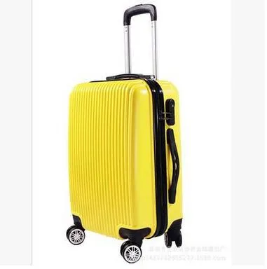 20"24" Carry-On Suitcase With Wheels Unisex Pink Luggage Travel Bag Trolley Bags Children'S