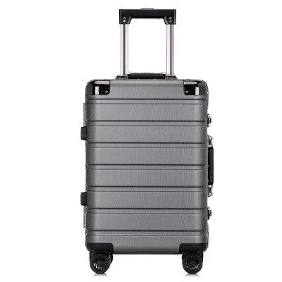 20"24"Inch High Quality Aluminum Frame Pc Shell Rolling Suitcase Travel Luggage Bag Universal Wheel