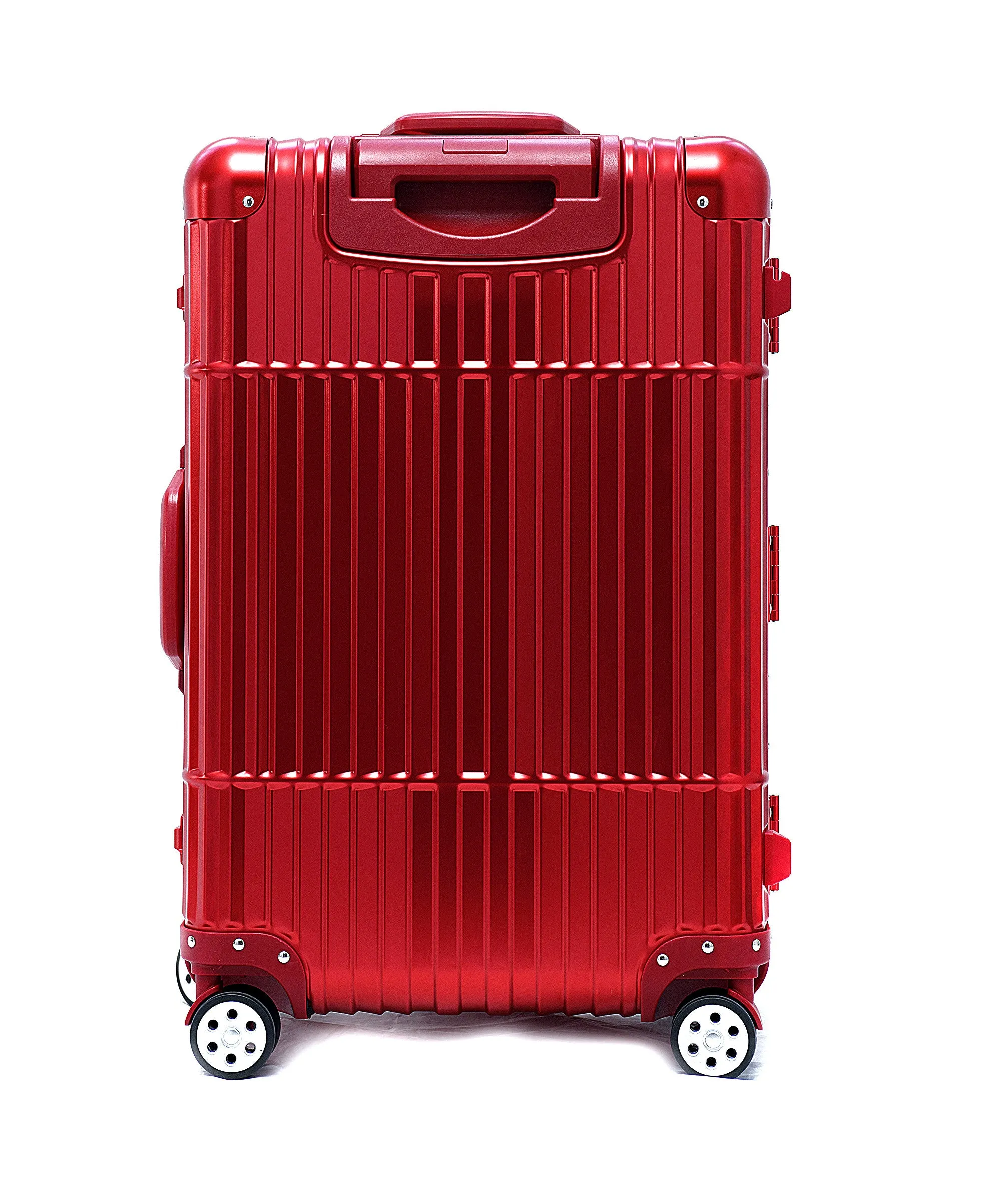 28" Aluminum Luggage (Red)