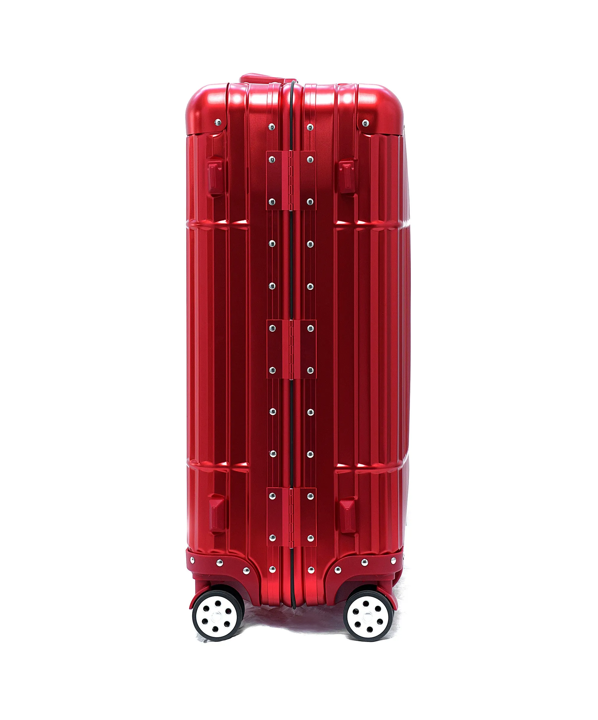 28" Aluminum Luggage (Red)