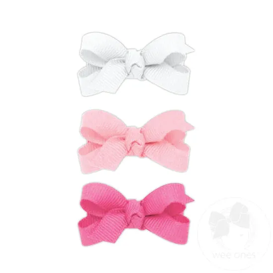 3 Baby basic bows with knot