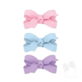 3 Baby basic bows with knot