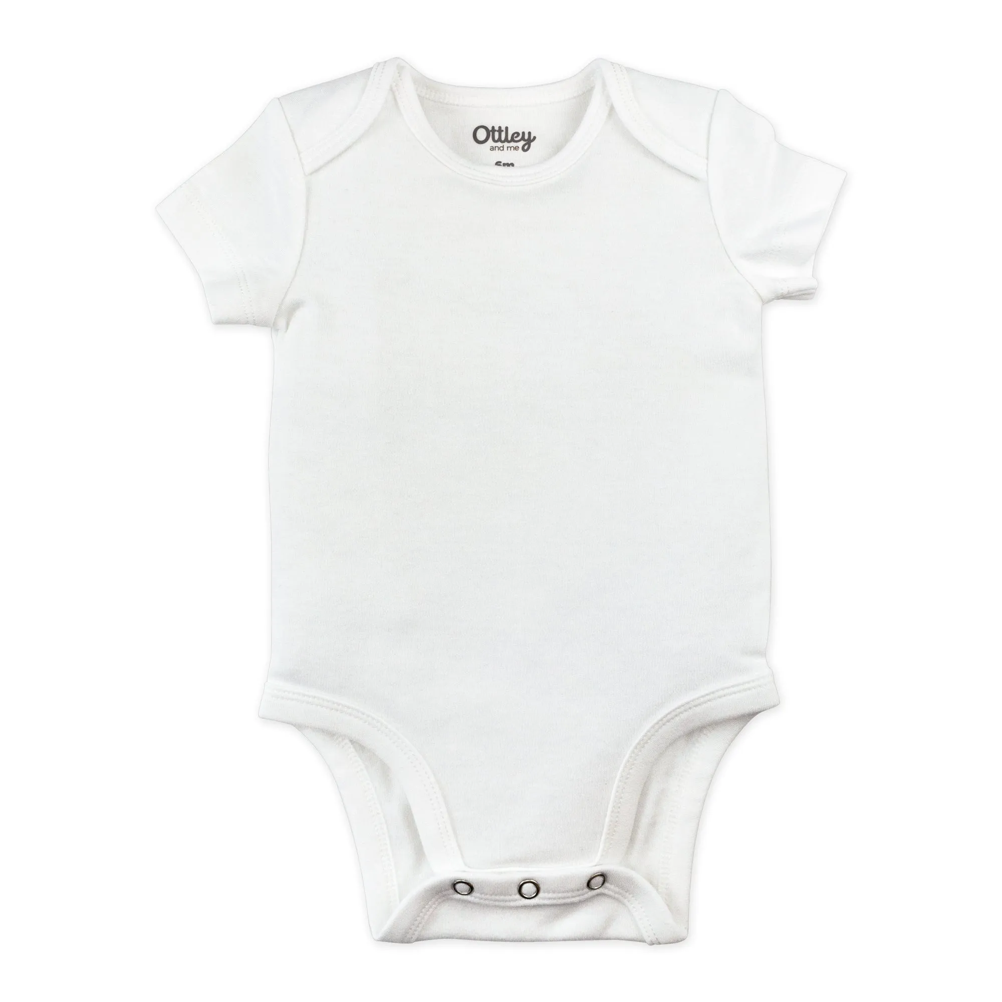 5-Pack Bodysuit in White, Heather Gray and Black