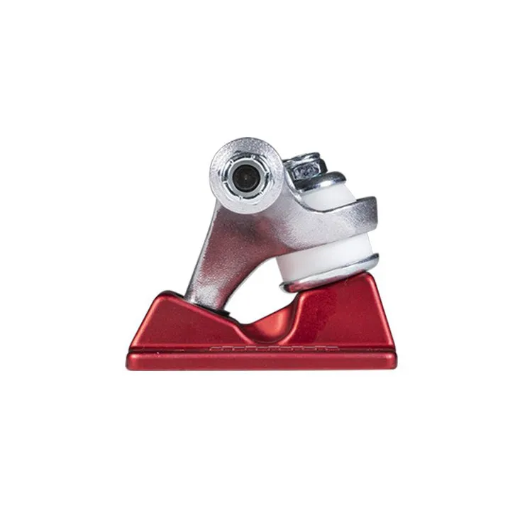 Ace Trucks MFG 55 Classic Skateboarding Trucks - Red/Silver (Pair)