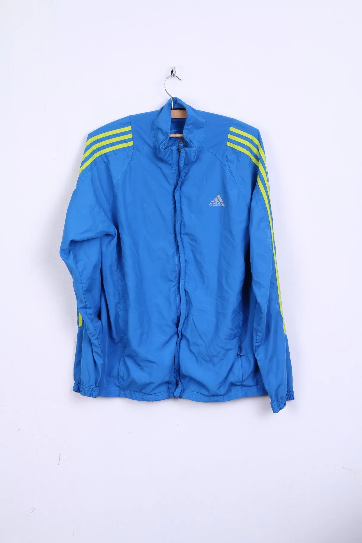 Adidas Mens M Track Top Jacket Light Blue Sport Traning