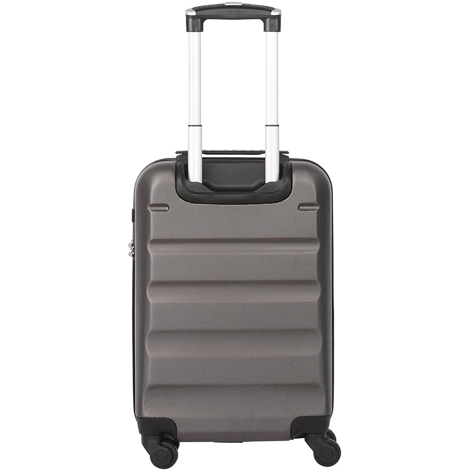 Aerolite 3 Piece Lightweight 4 Wheel ABS Hard Shell Luggage Suitcase Set with Built in TSA Combination Lock, 2 x 21" Cabin   1x Large 29", Charcoal