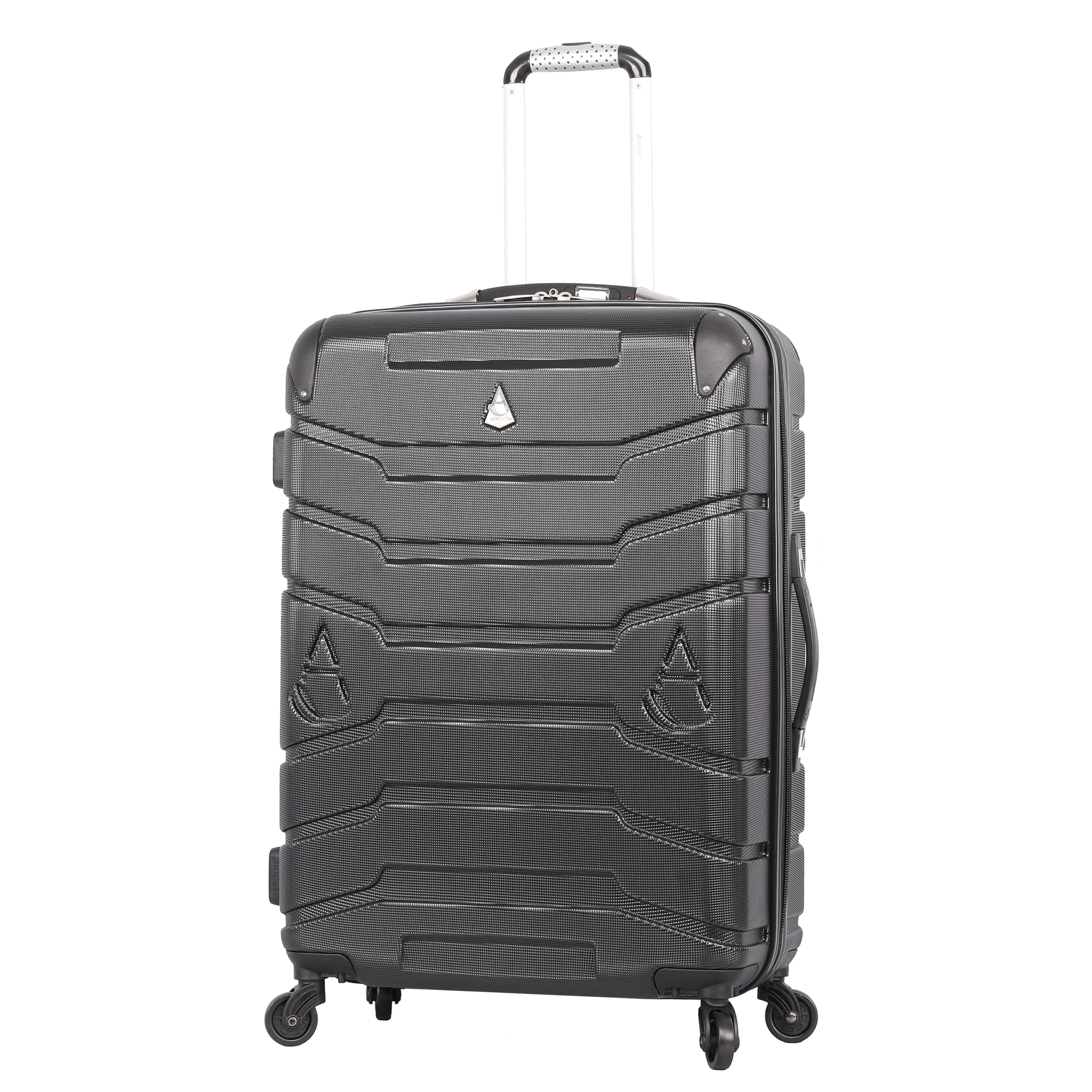 Aerolite Lightweight 4 Wheel ABS Hard Shell Travel Spinner Luggage Suitcases With Inbuilt Luggage Scale (25" & 29"), 3-Digit Combination Barrel Padlock, 5 Year Warranty (Cabin 21", Medium 25", Large 29")