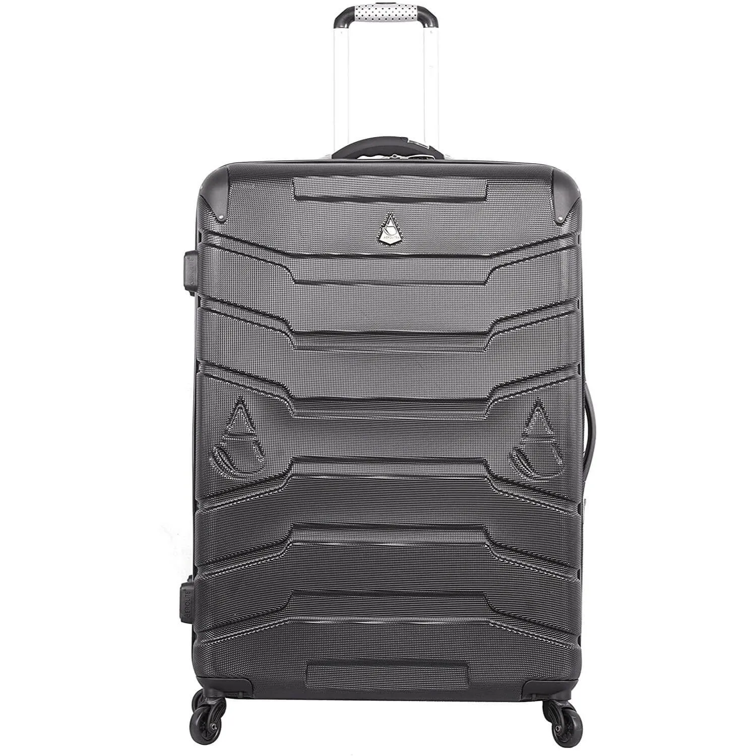 Aerolite Lightweight 4 Wheel ABS Hard Shell Travel Spinner Luggage Suitcases With Inbuilt Luggage Scale (25" & 29"), 3-Digit Combination Barrel Padlock, 5 Year Warranty (Cabin 21", Medium 25", Large 29")