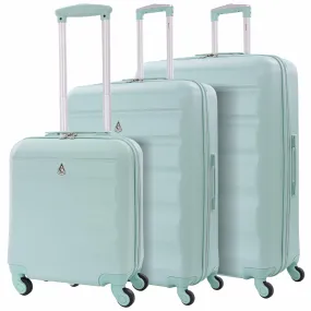 Aerolite Set of 3 Hard Shell Lightweight Suitcase Complete Luggage Set (Cabin 18"   Medium 25"  Large 29")