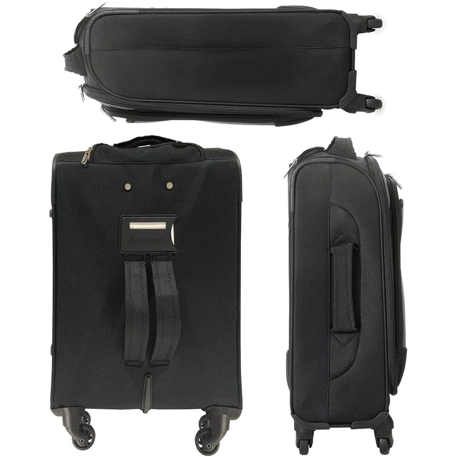 Aerolite Super Lightweight 4 Wheels Soft Shell Cabin Luggage Approved for Ryanair (Priority), Easyjet (Plus/Large Cabin), British Airways, Delta, Lufthansa