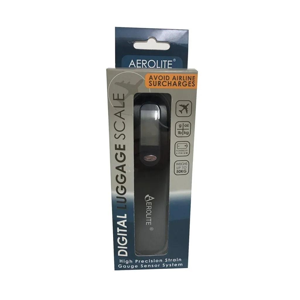 Aerolite Travel Accessories Bundle: Luggage Scales & 4 Piece Packing Cubes