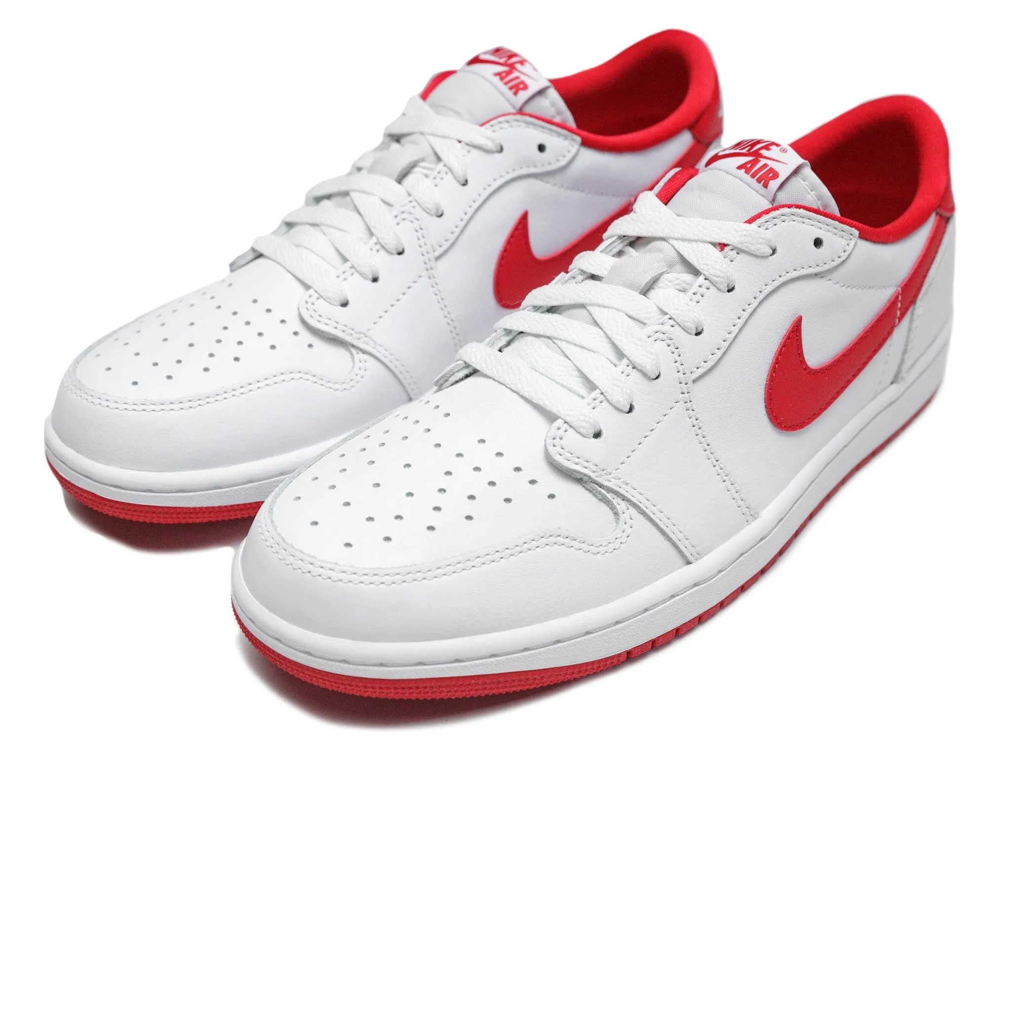 Air Jordan 1 Low OG 'White/University Red'