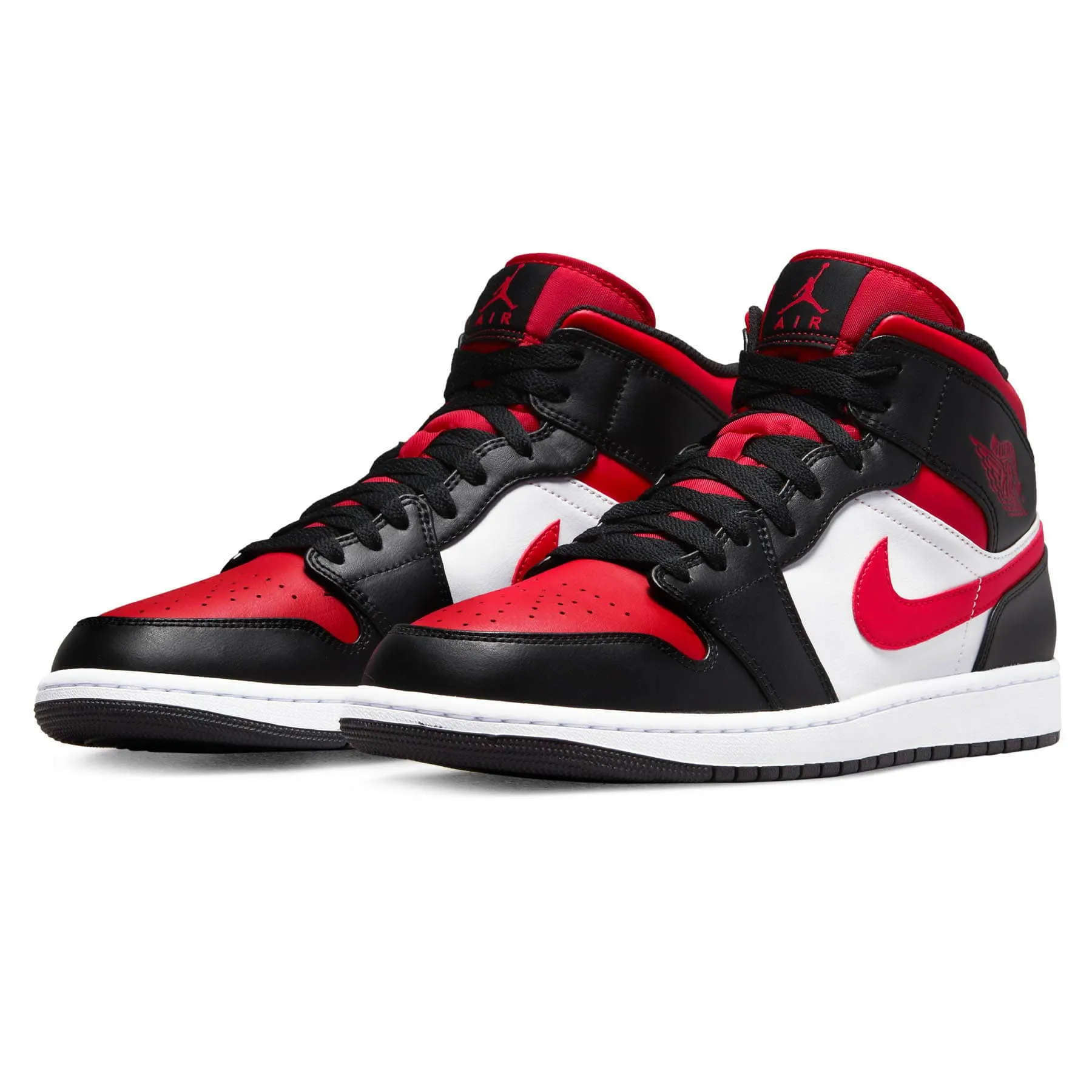 Air Jordan 1 Mid 'Black Fire Red'