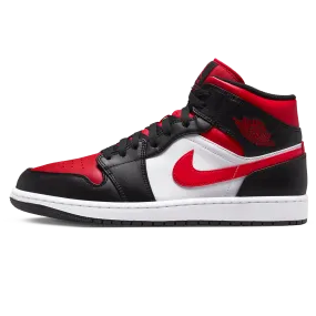 Air Jordan 1 Mid 'Black Fire Red'