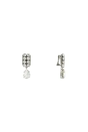 ALESSANDRA RICH dangling clip-on earrings