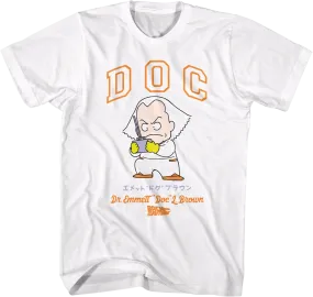 Animated Doc Brown Back To The Future T-Shirt