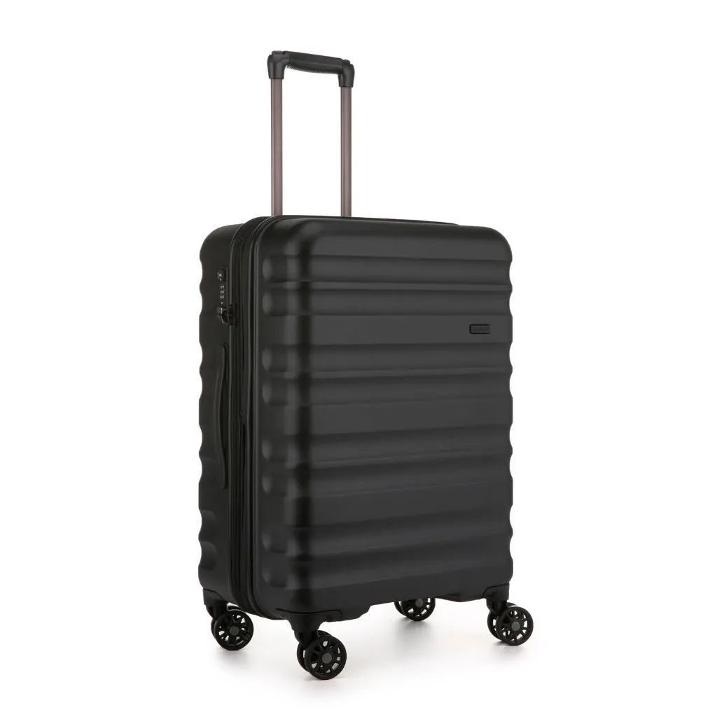 Antler Clifton 67cm Medium Hardsided Luggage - Black