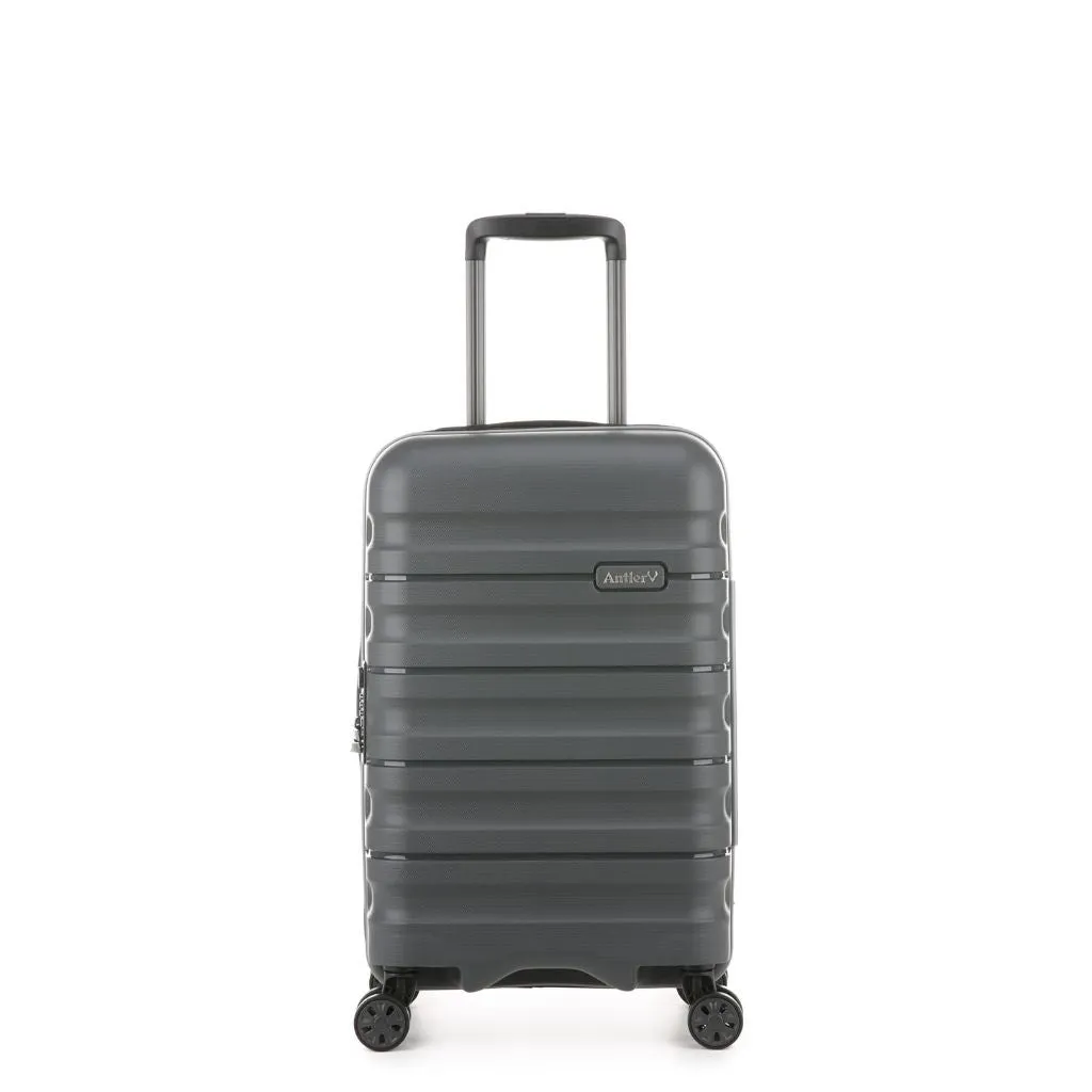 Antler Lincoln 56cm Carry On Hardsided Luggage - Charcoal