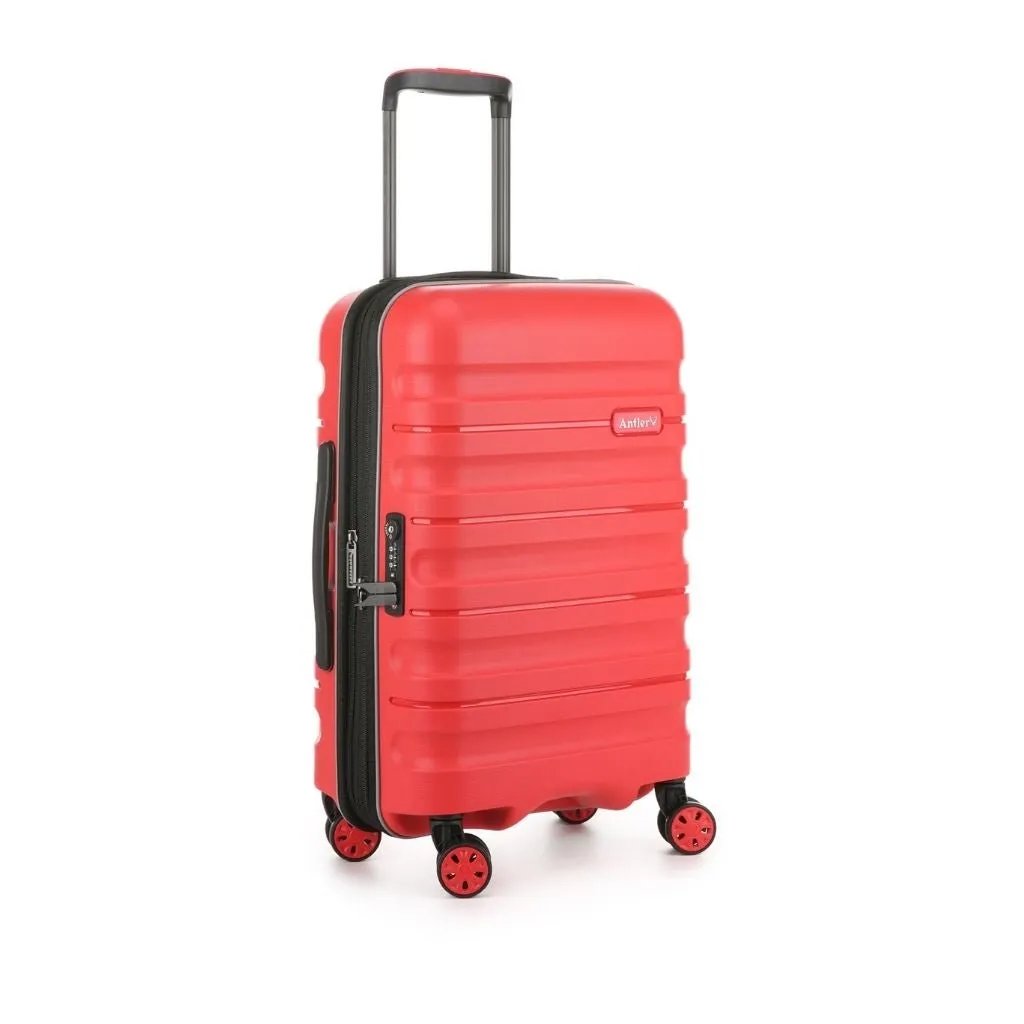 Antler Lincoln 56cm Carry On Hardsided Luggage - Red