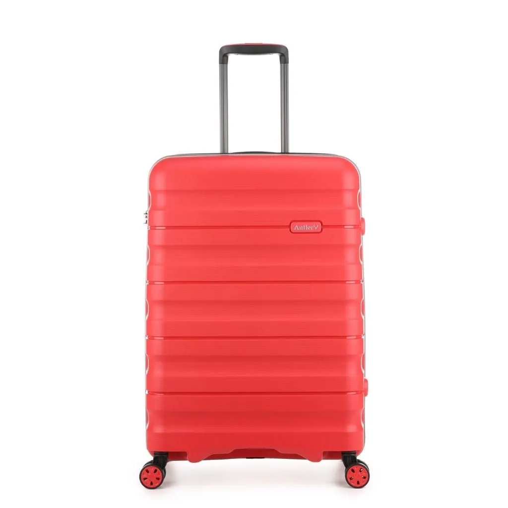 Antler Lincoln 68cm Medium Hardsided Luggage - Red