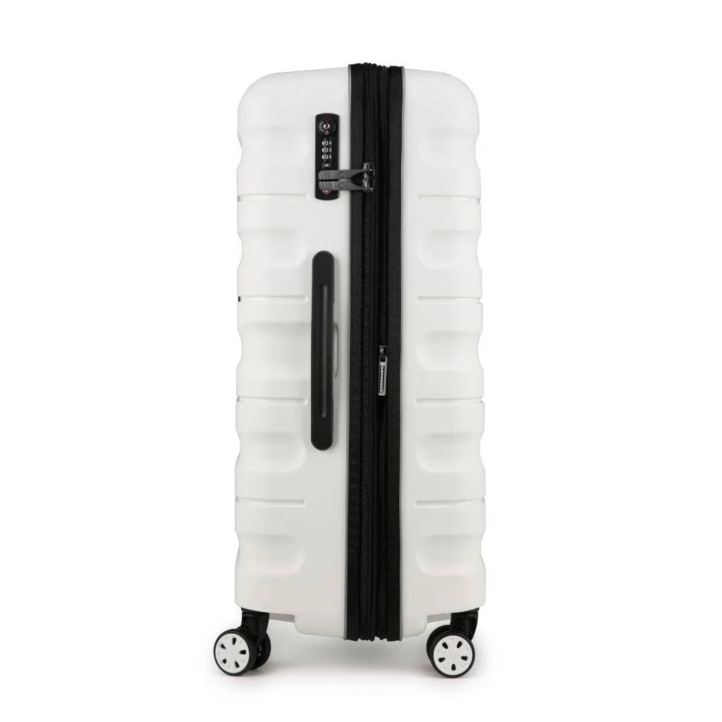 Antler Lincoln 68cm Medium Hardsided Luggage - White