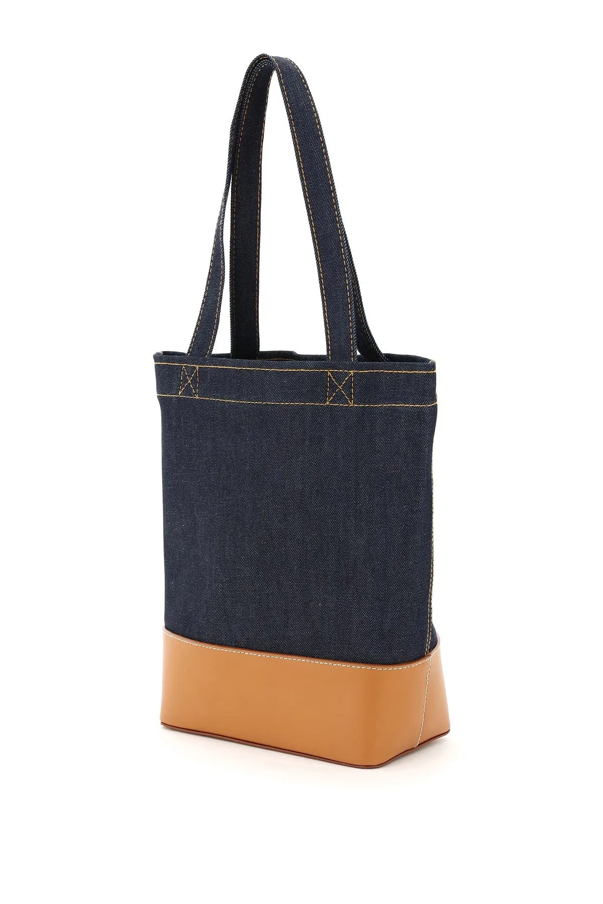 A.P.C. axel small denim tote bag