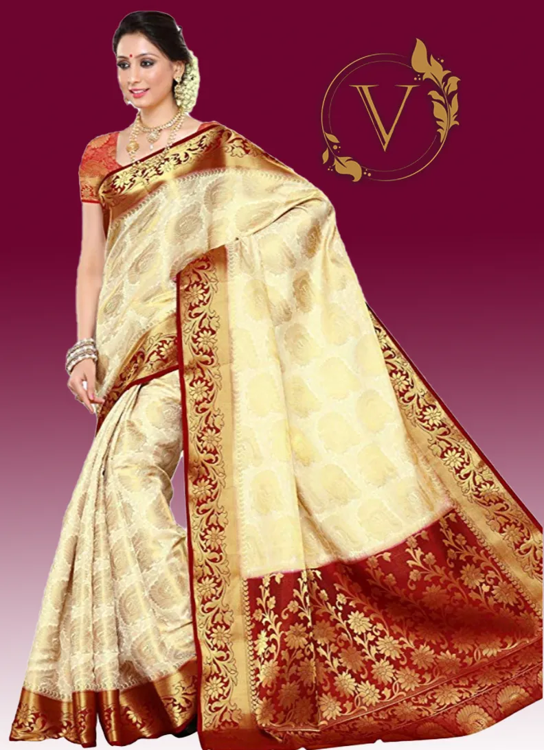 Art Silk Saree (Kanchipuram Style)