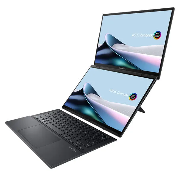 ASUS Zenbook Duo 14 OLED | 14" 3K Touch | Intel Core Ultra 9 | 32GB DDR5 RAM | 1TB SSD | 2-in-1 - Inkwell Gray