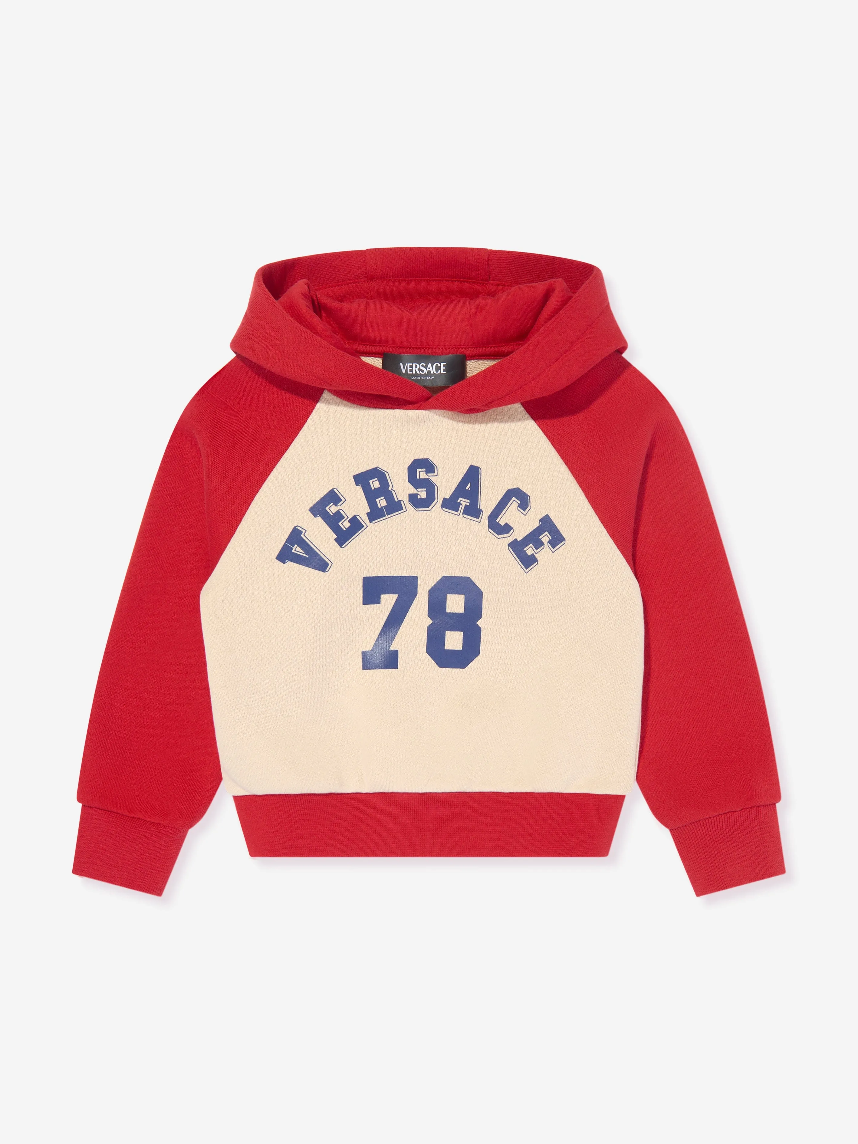 Baby Boys 78 Logo Hoodie in Red