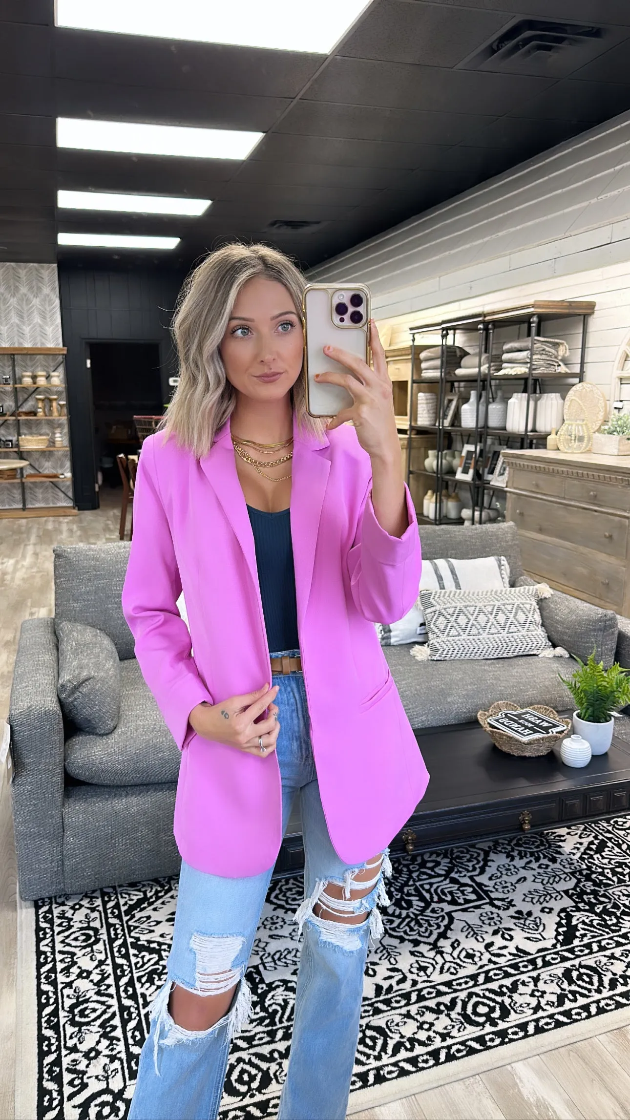 Back In Business Blazer {MULTIPLE COLORS}