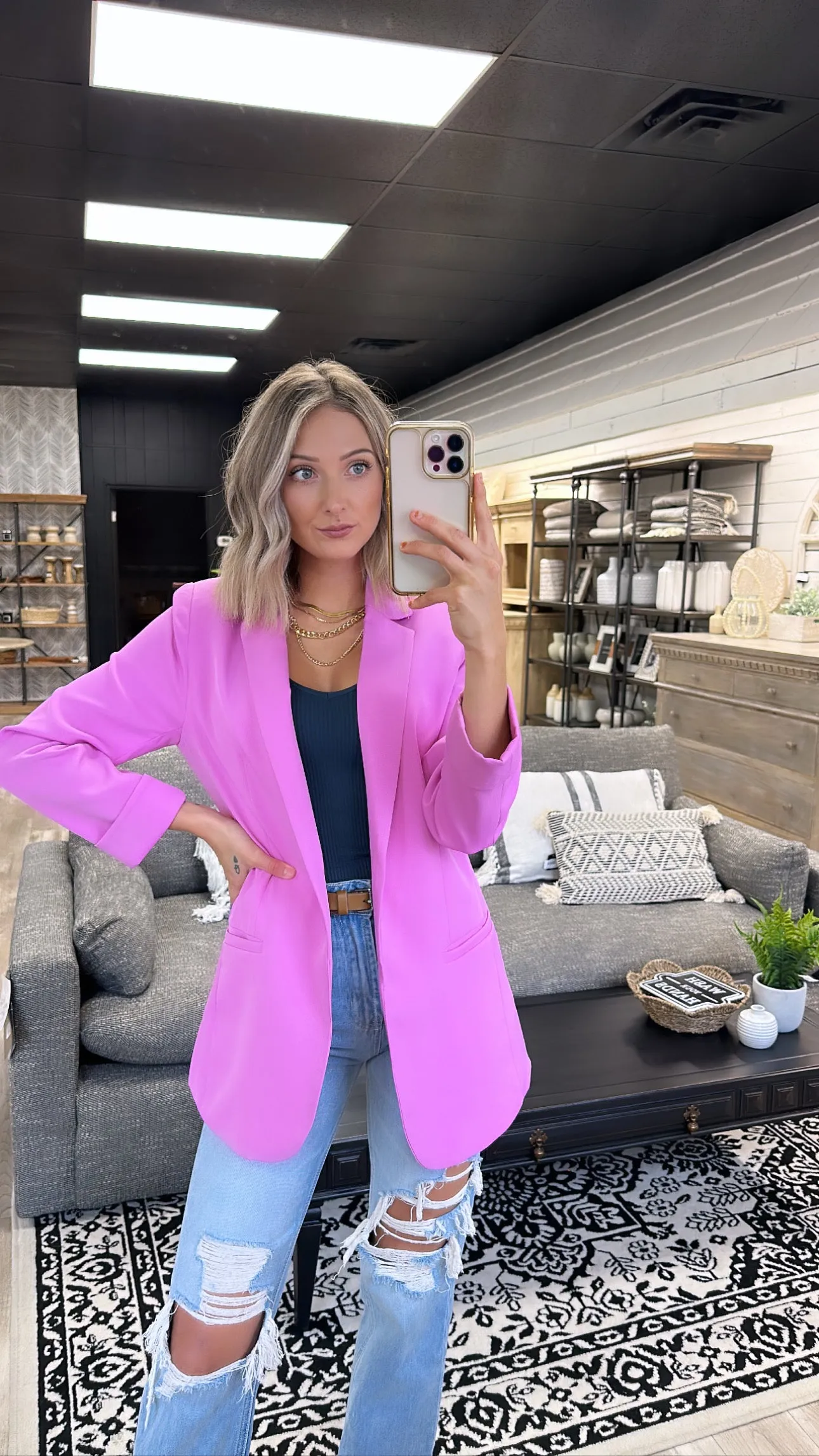 Back In Business Blazer {MULTIPLE COLORS}