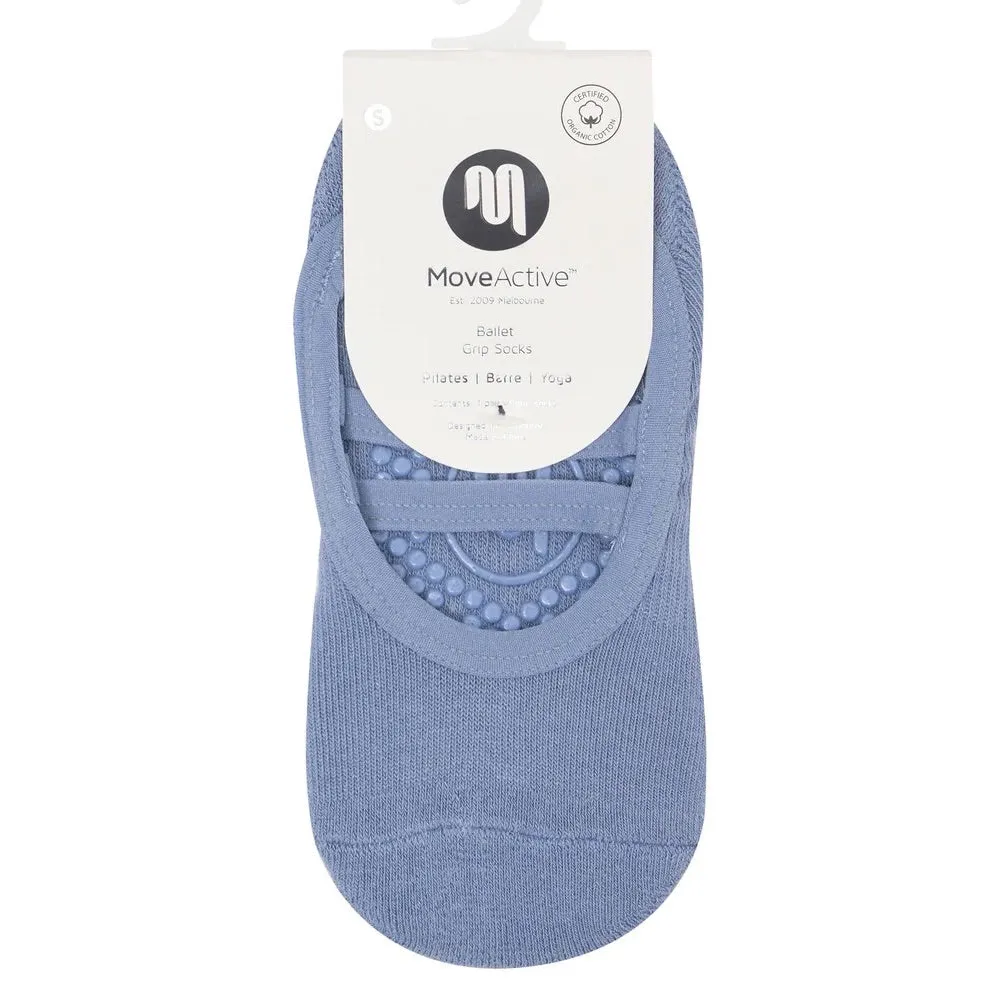 Ballet Grip Socks - Denim (Barre / Pilates)