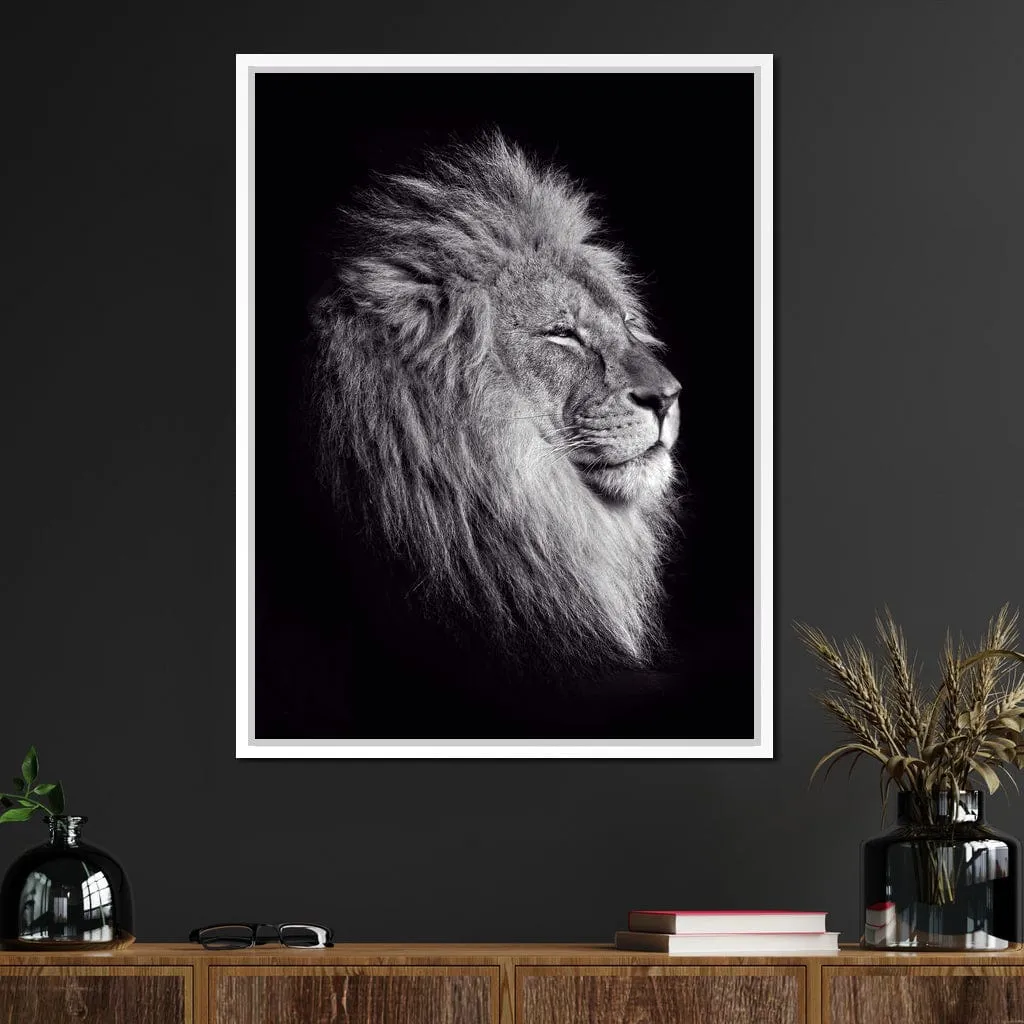 Black and White Lion King