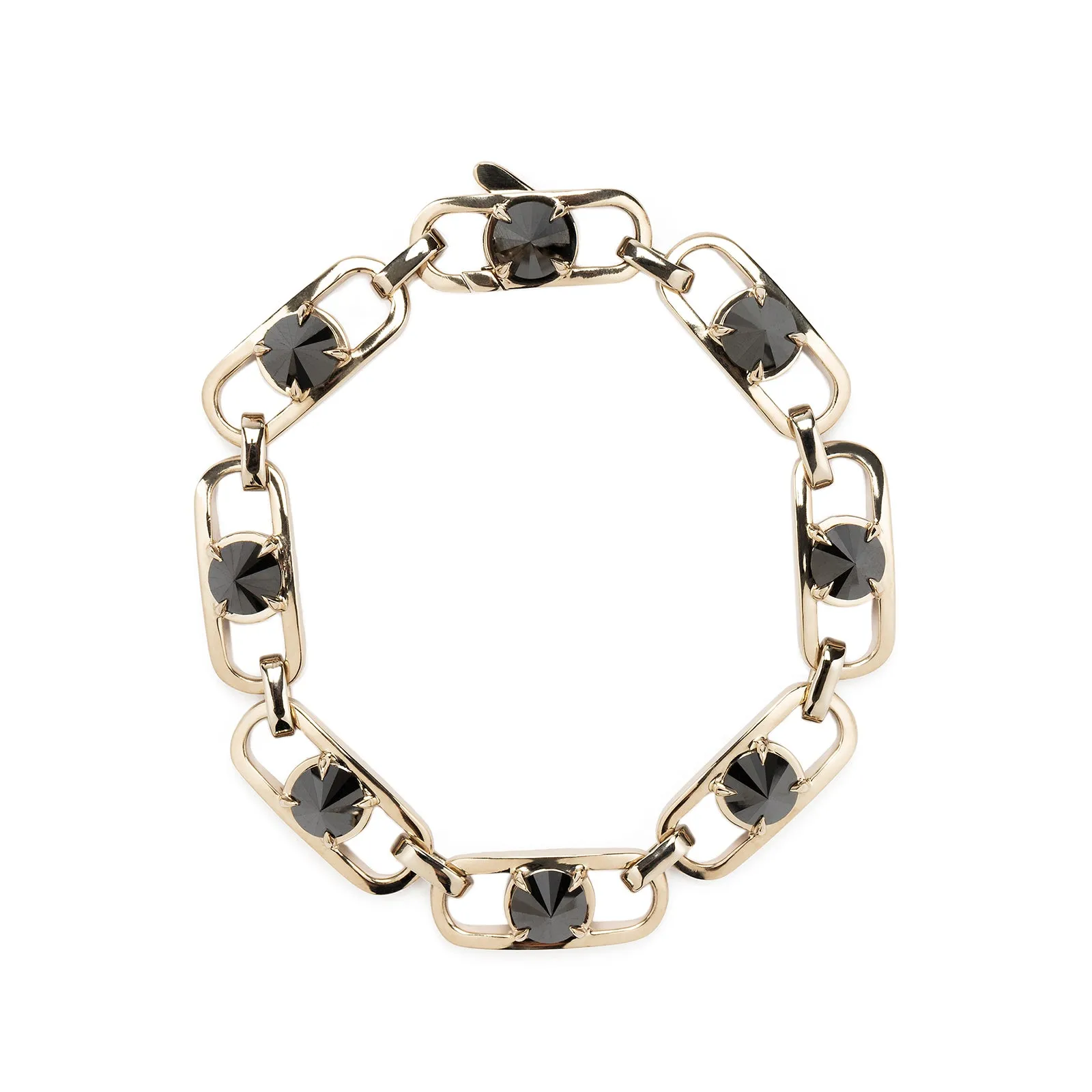 Black Diamond River Chain Bracelet