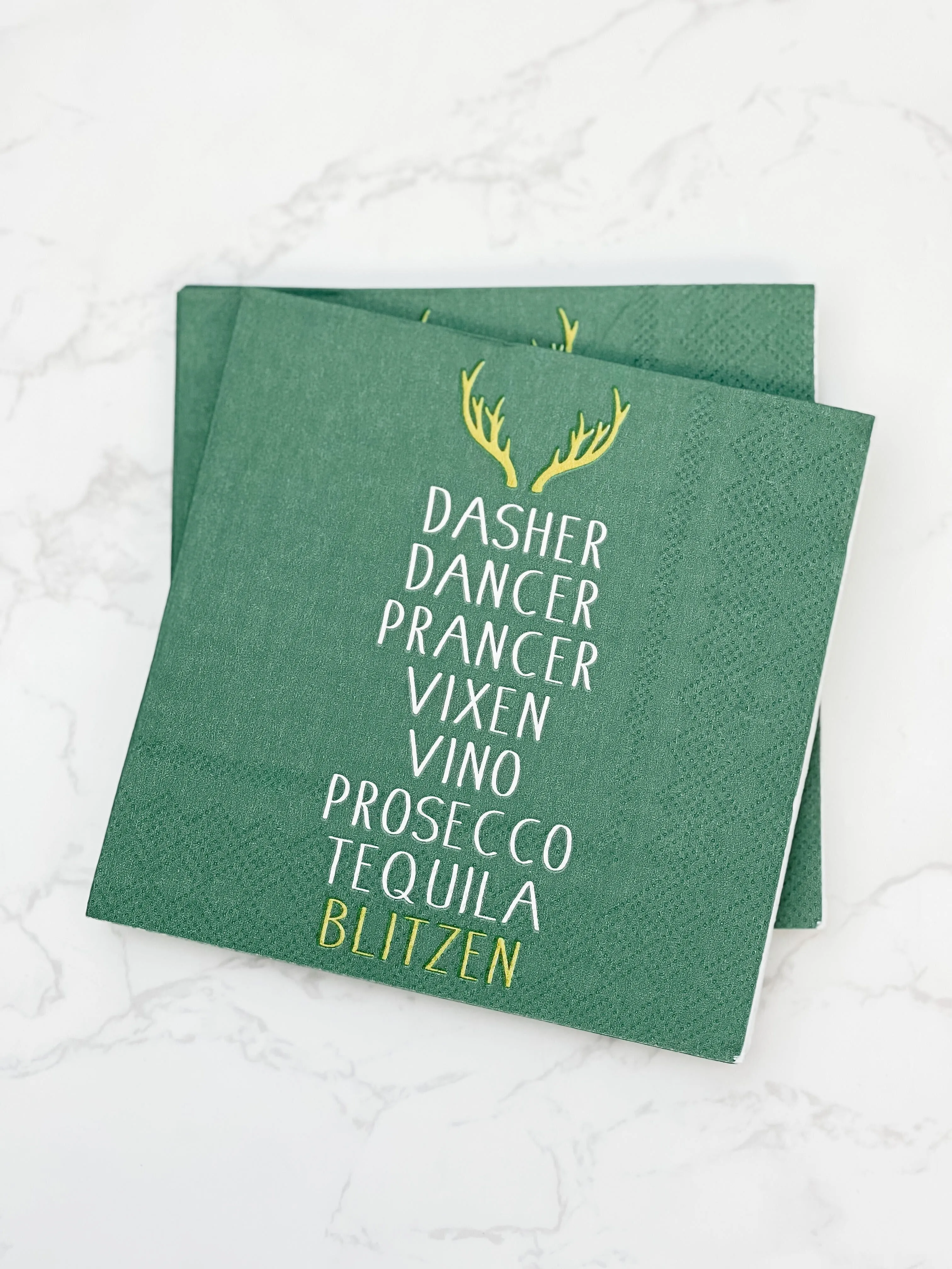 'Blitzen' Cocktail Napkins