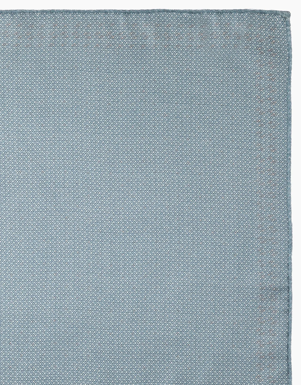 Blue Textured & Geometric Reversible Pocket Square