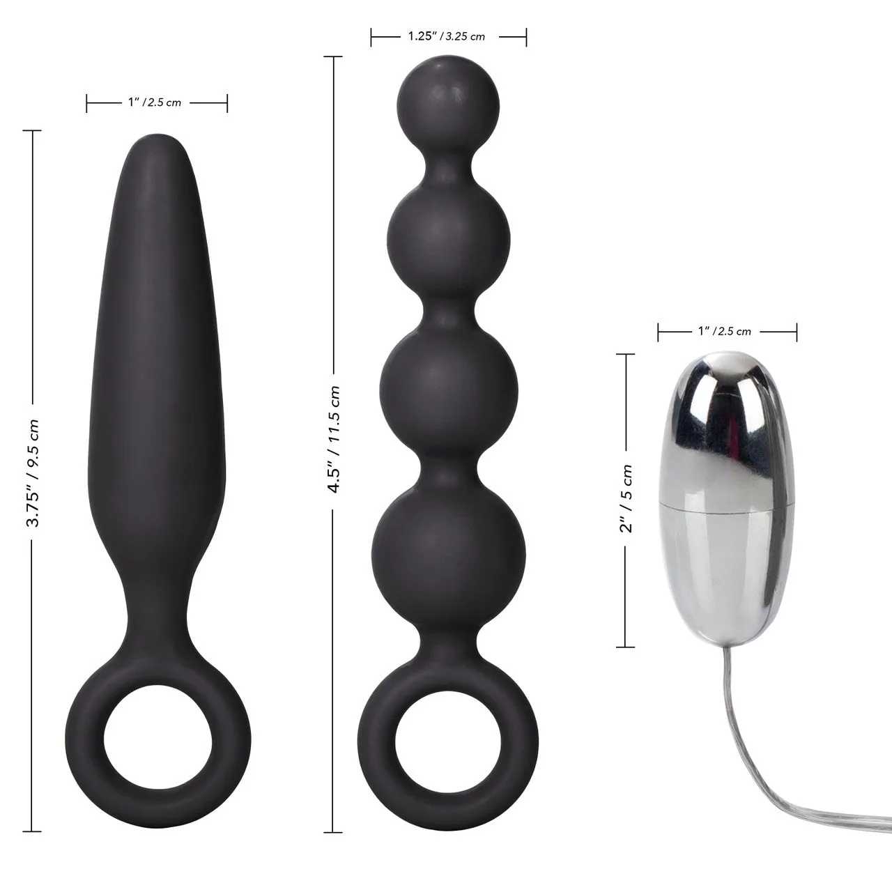 Booty Call Booty Vibro Kit - Black