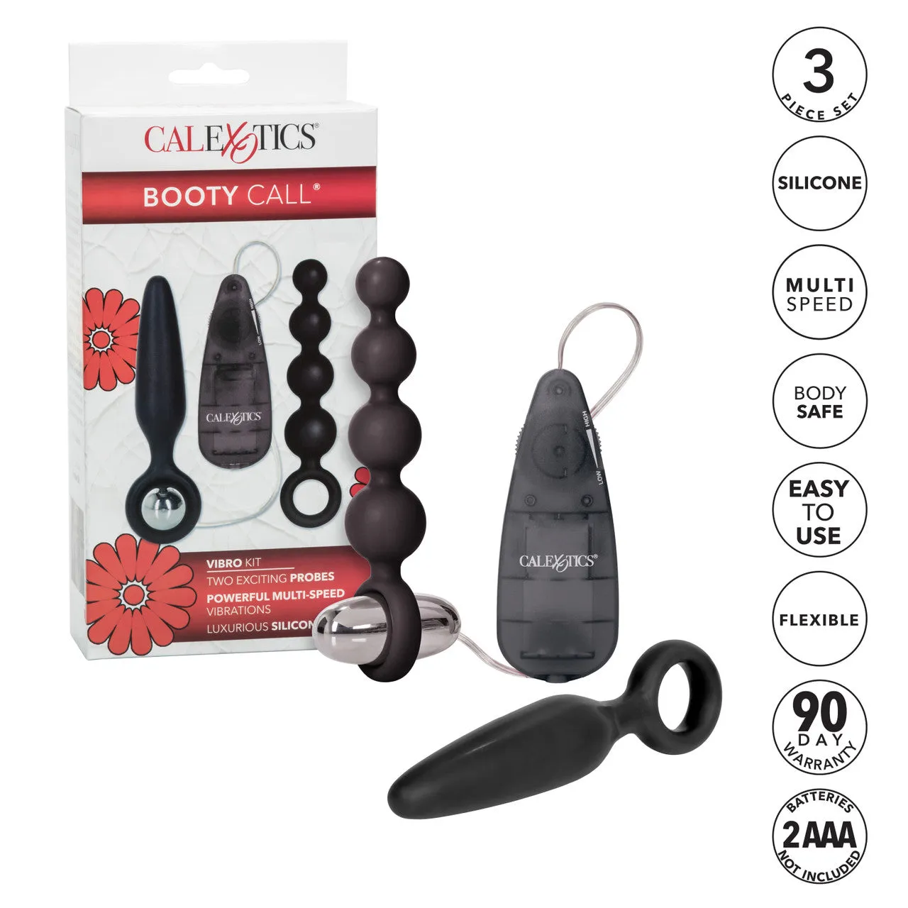 Booty Call Booty Vibro Kit - Black