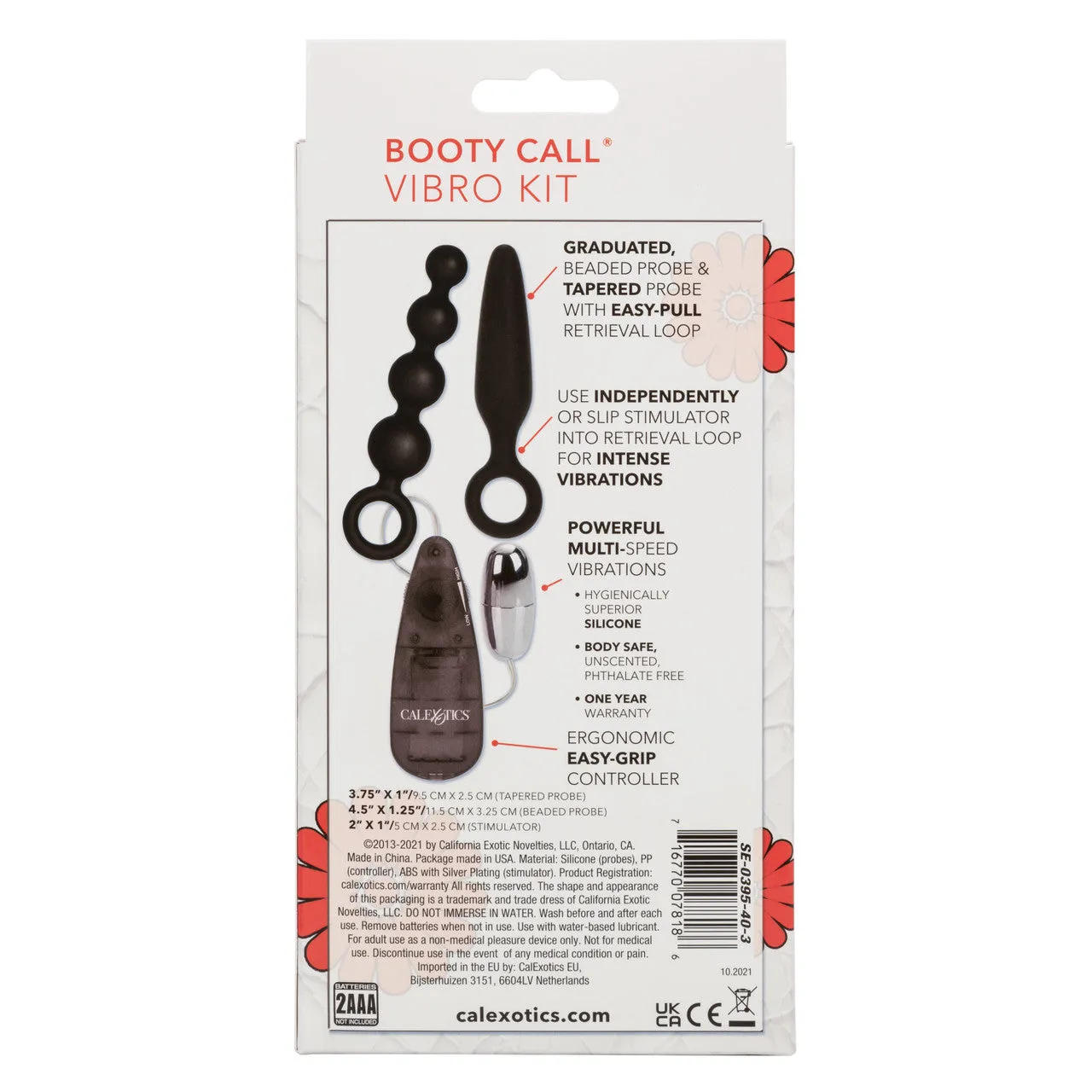 Booty Call Booty Vibro Kit - Black