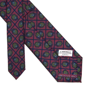 BORDEAUX SILK TIE