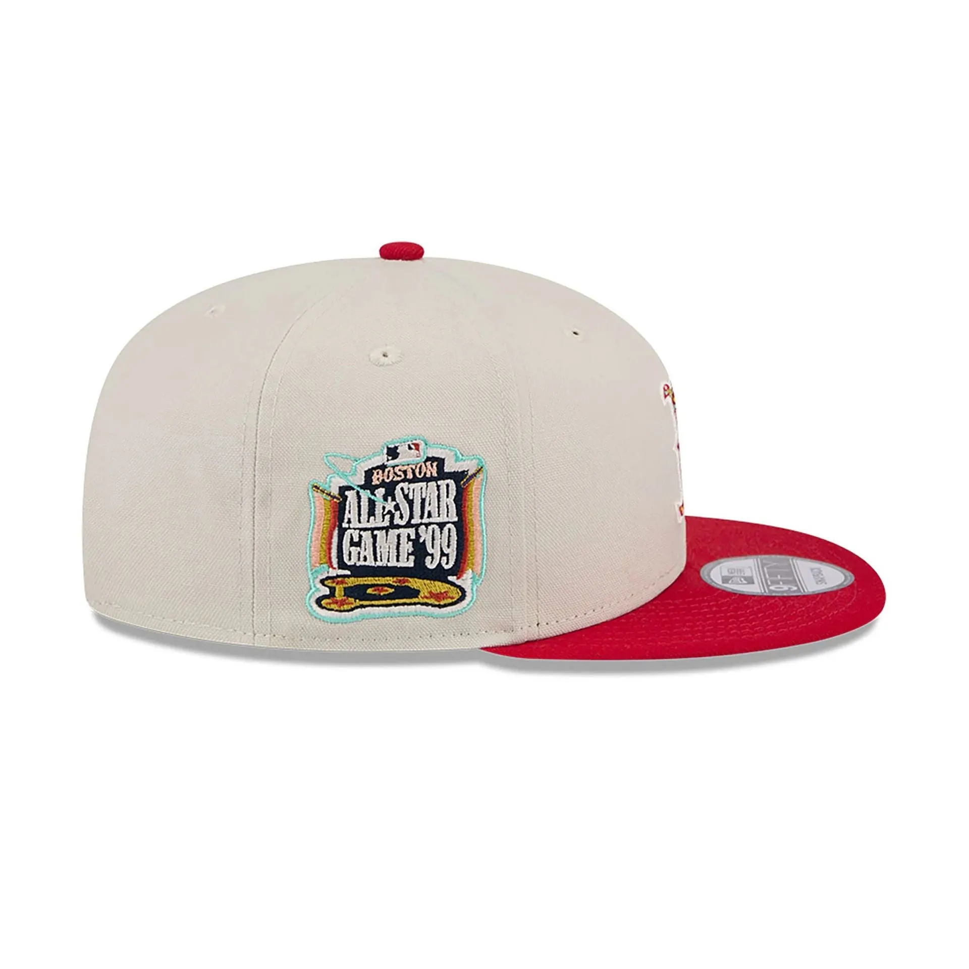 Boston Red Sox Floral Fill Light Beige 9FIFTY Snapback Cap